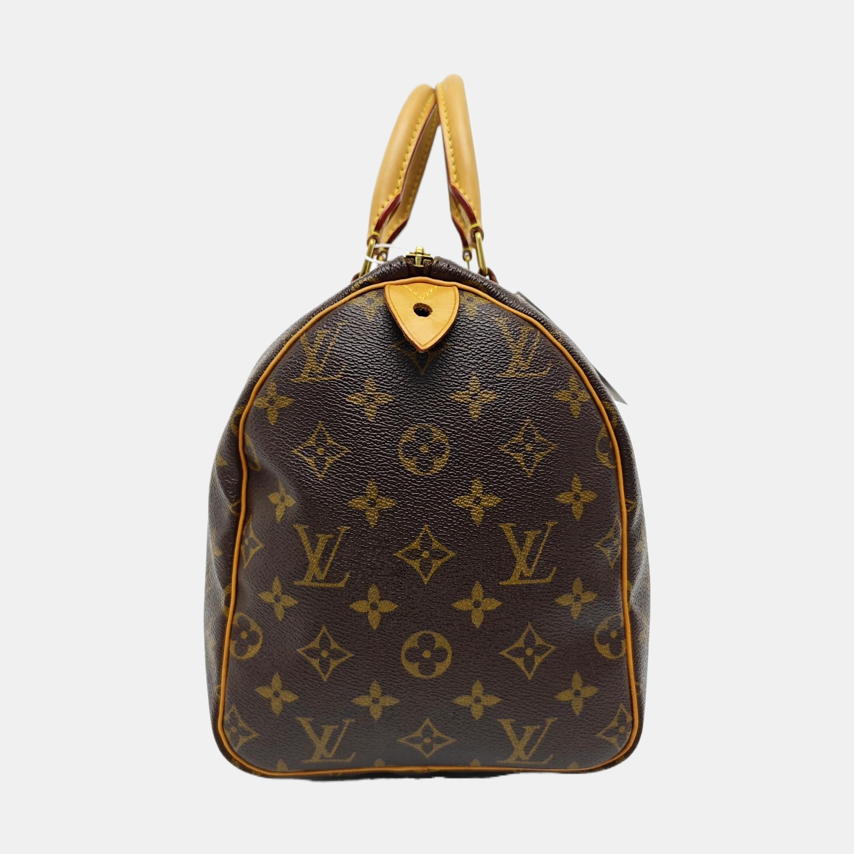 SPEEDY 30 Monogram Coated Canvas Brown