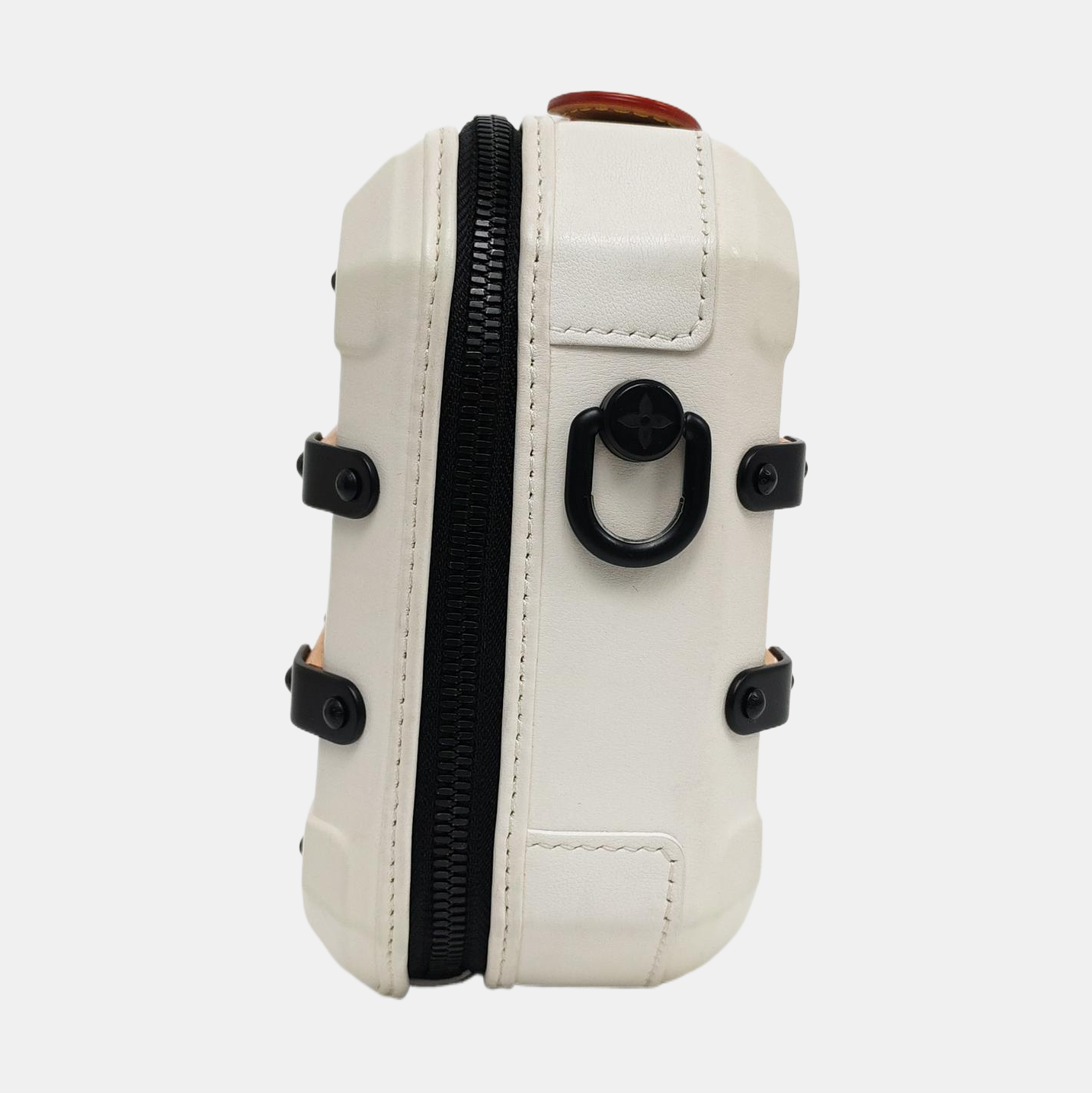 TRUNK Monogram Calfskin White