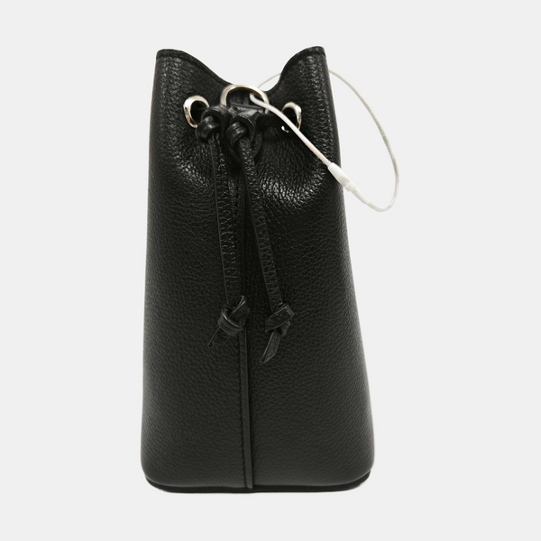 Authenticated pre-owned  LOCKME Nano Calfskin Black - Bucket Bag at Looply