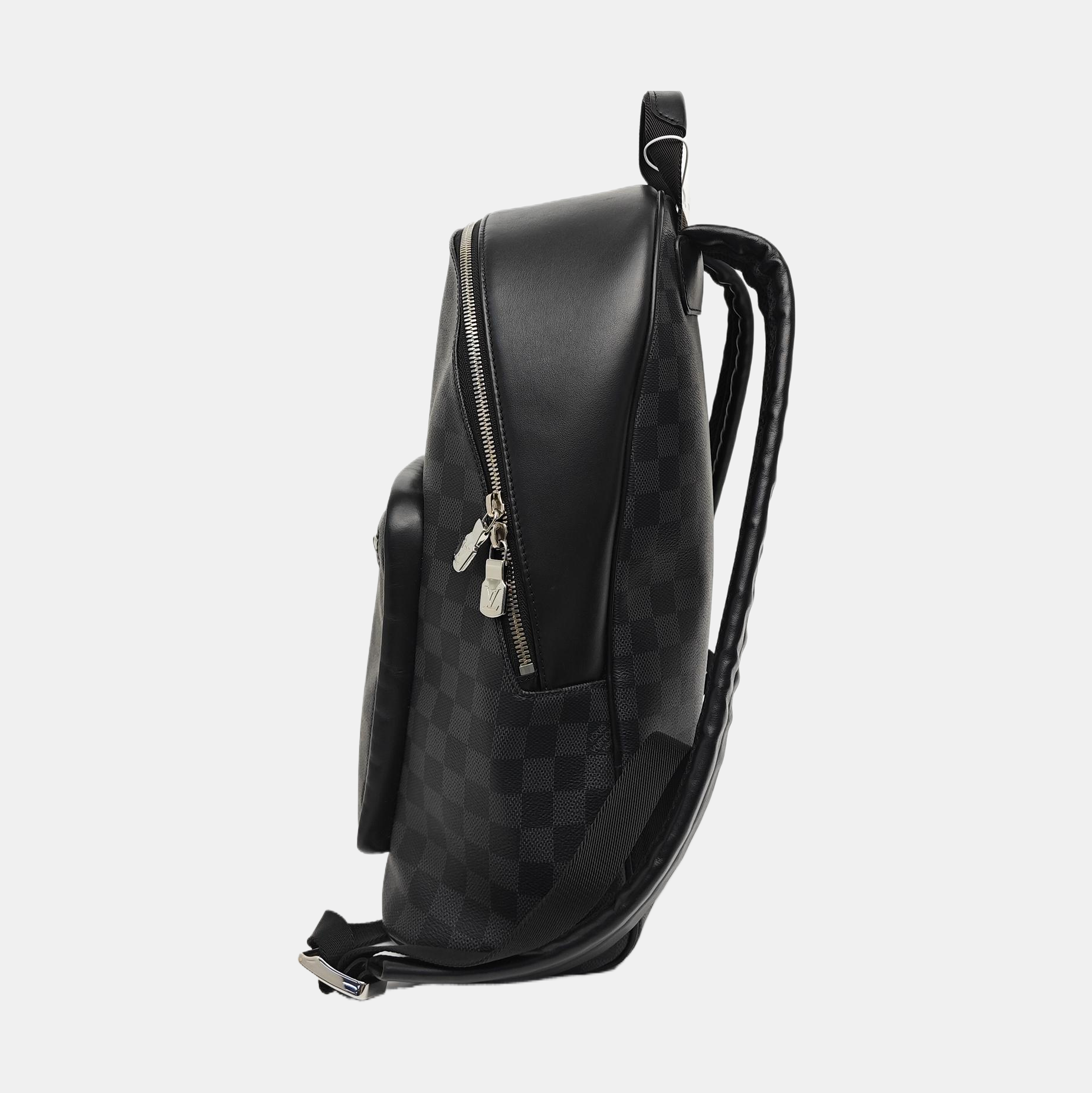 JOSH Damier Graphite Coated Canvas Gray