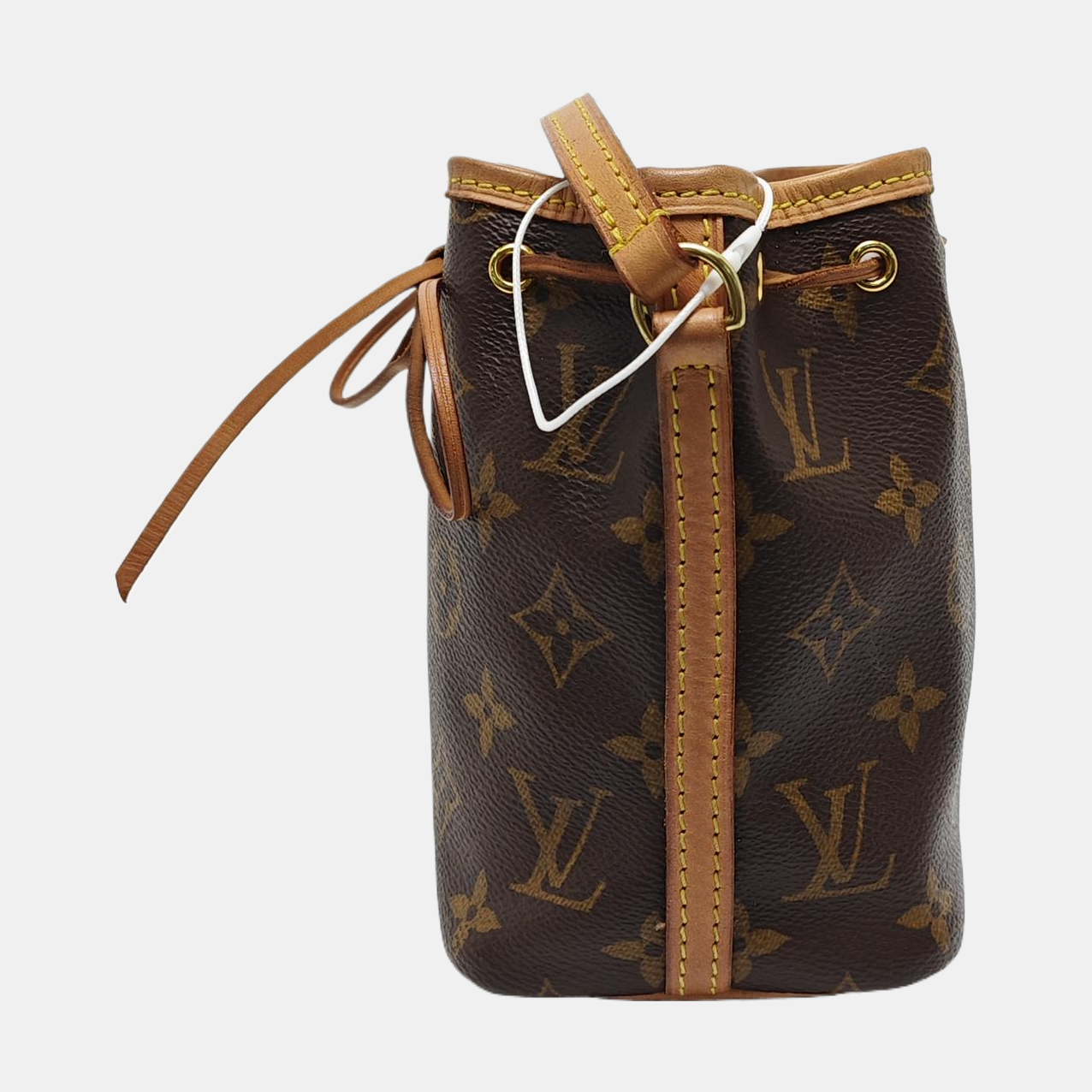 NÉONOÉ Nano Monogram Coated Canvas Brown