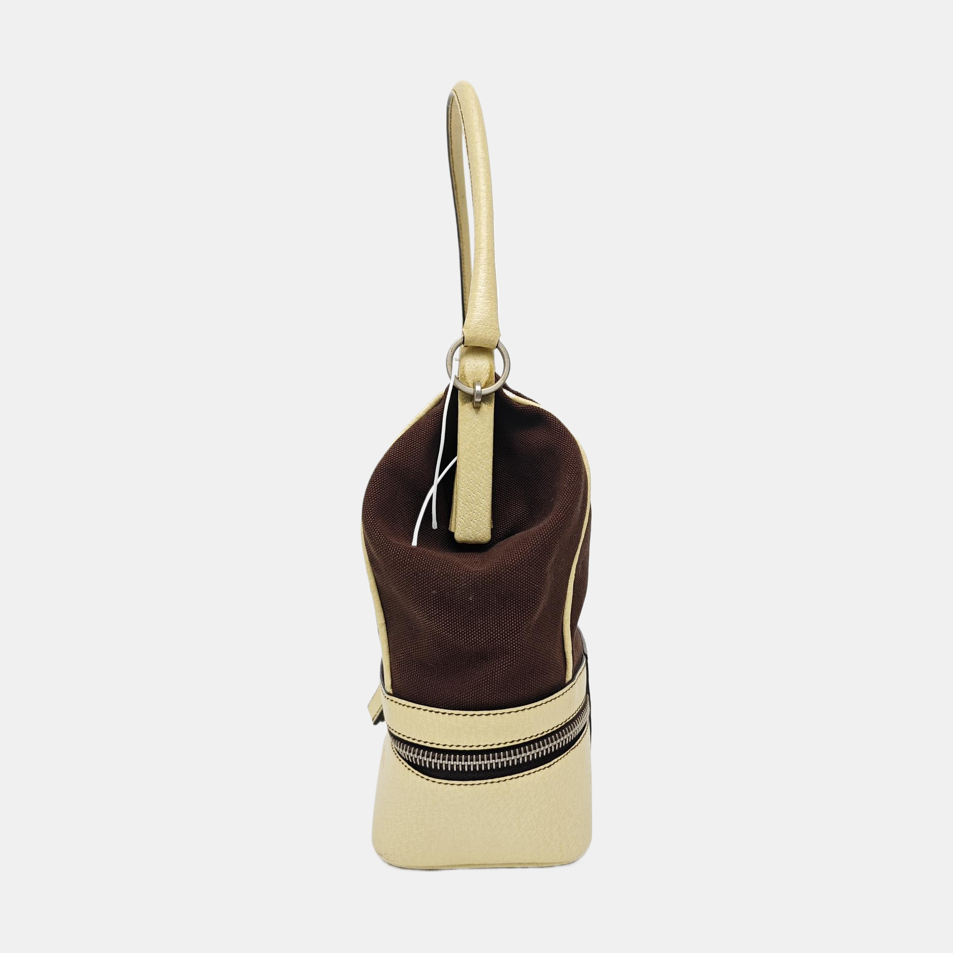 Canvas Top Handle Bag Brown