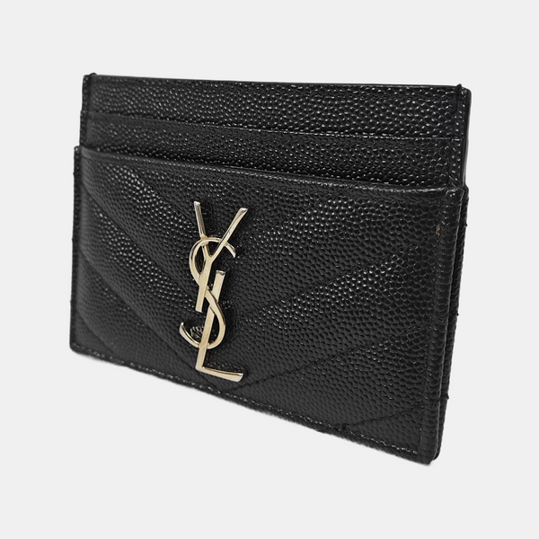 MONOGRAM Quilted Calfskin Black Wallet