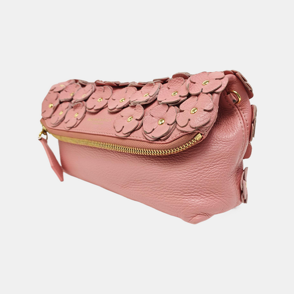 Leather Tote Bag Pink