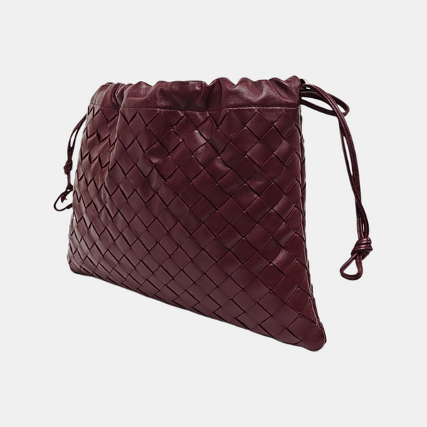 The Pouch Large Calfskin Red