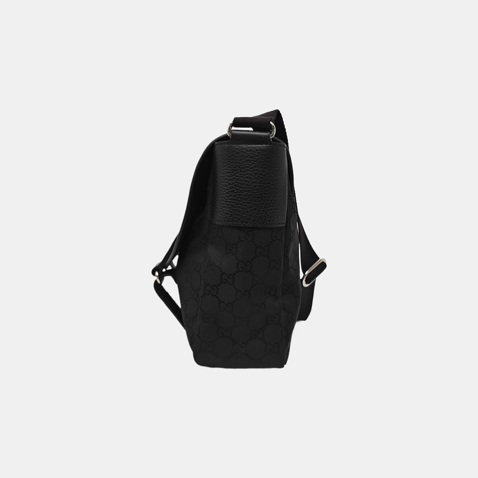 Fabric Shoulder Bag Black