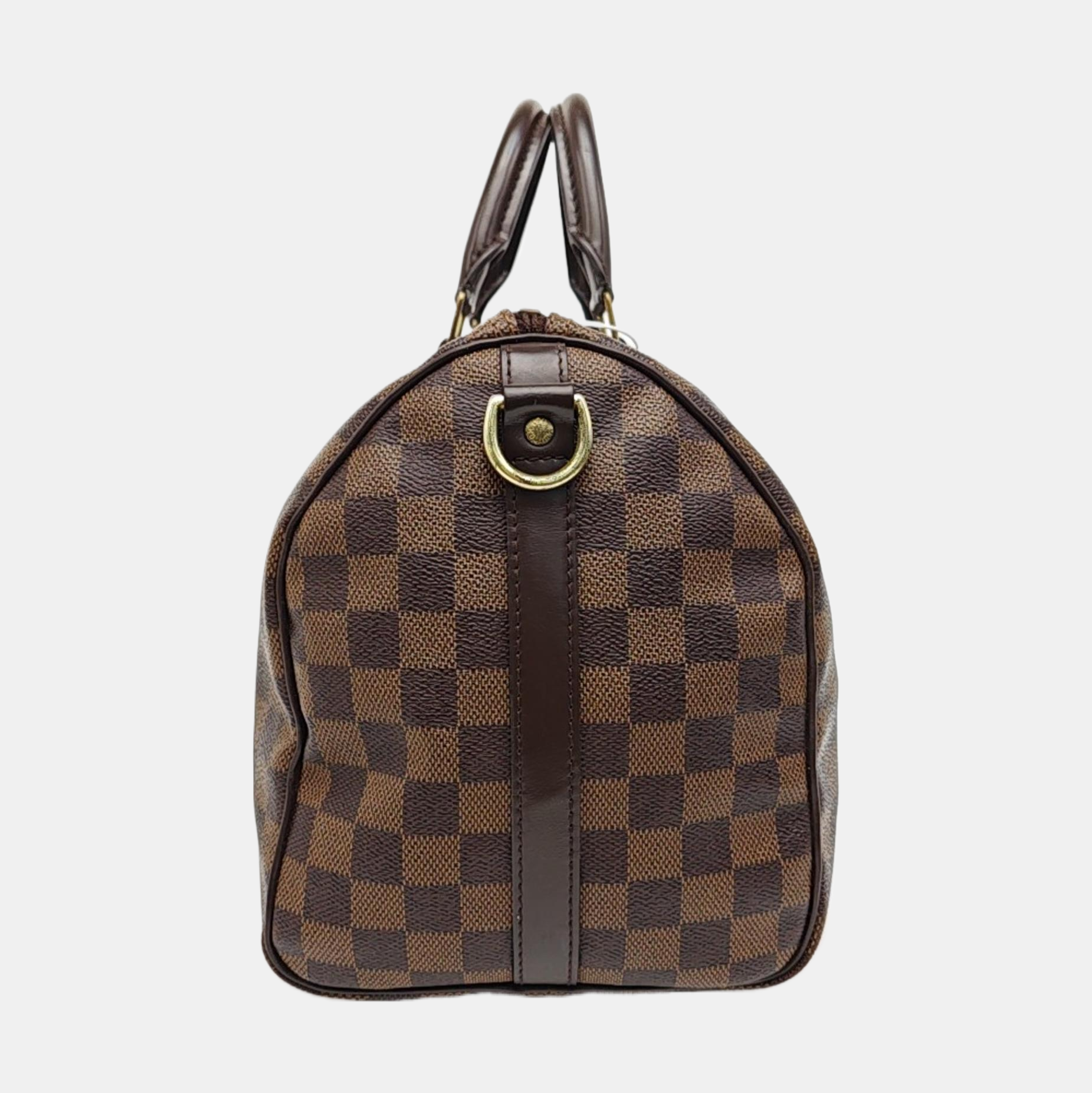 SPEEDY 30 Damier Ebene Coated Canvas Brown