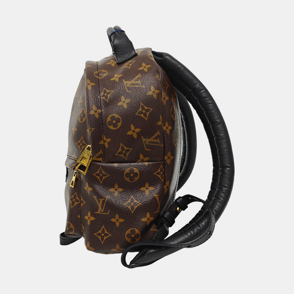 Authenticated pre-owned  PALM SPRINGS PM Monogram Coated Canvas Brown - Backpack at Looply