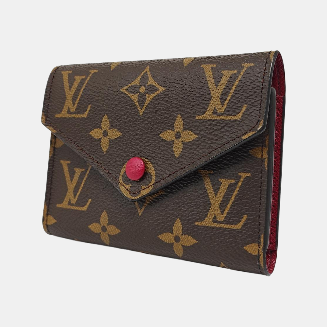 VICTORINE Monogram Coated Canvas Brown Wallet