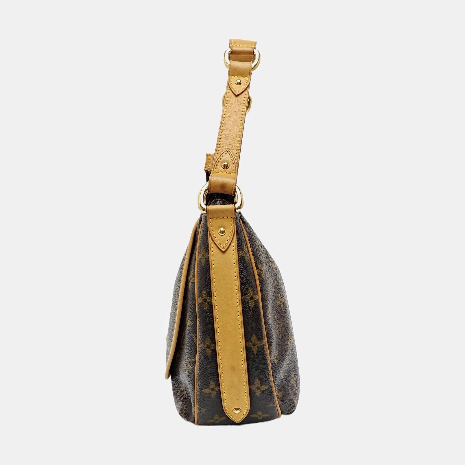 TULUM PM Monogram Coated Canvas Brown