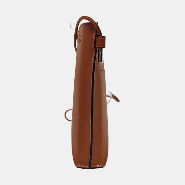 Calfskin Crossbody Bag Brown