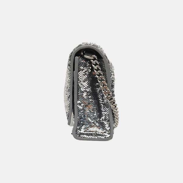 Hourglass Small Sequins Silver
