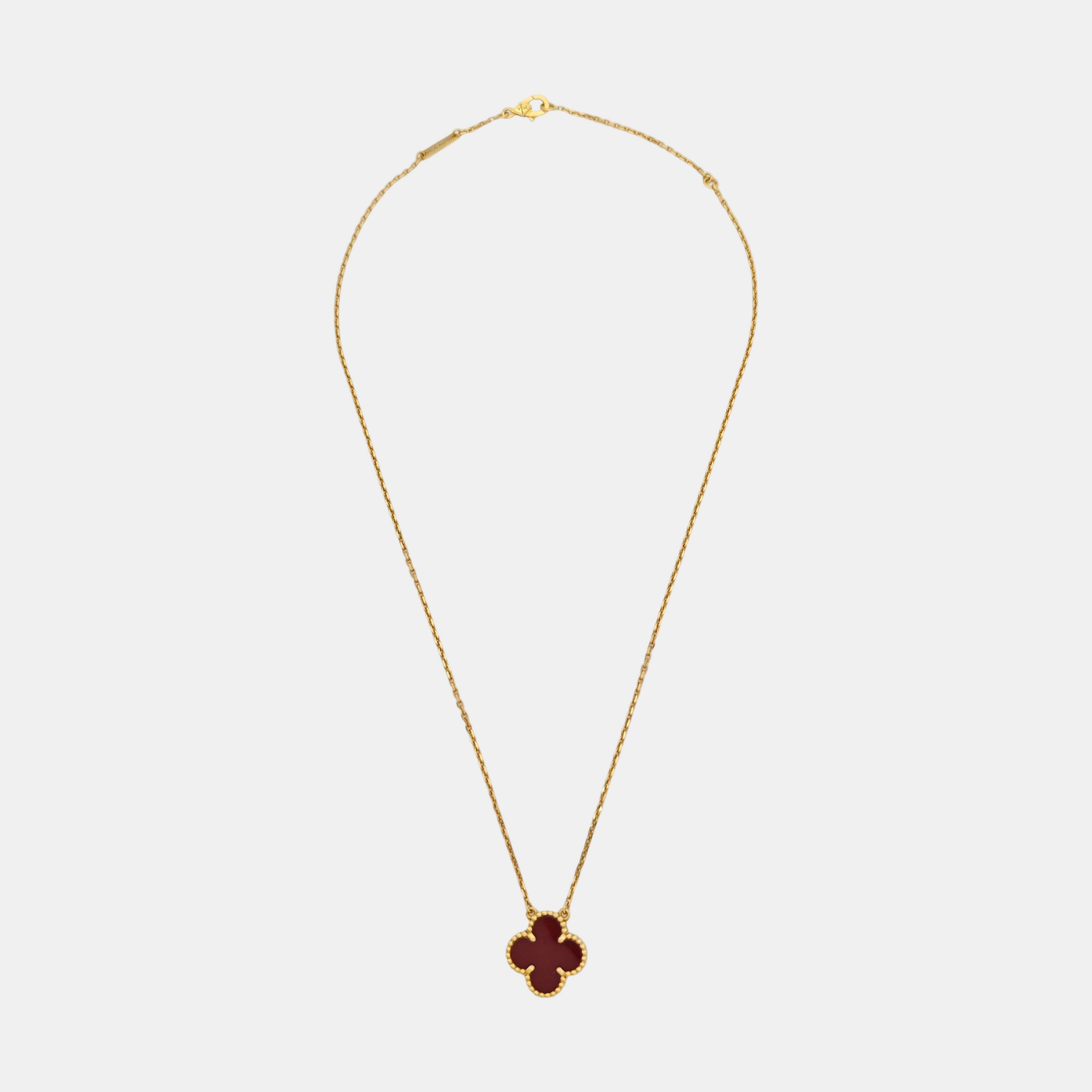 Vintage Alhambra 18k Gold Necklace