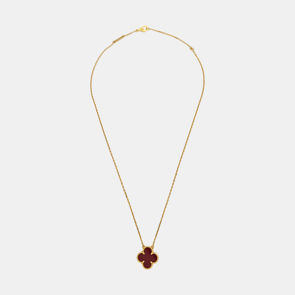 Vintage Alhambra 18k Gold Necklace