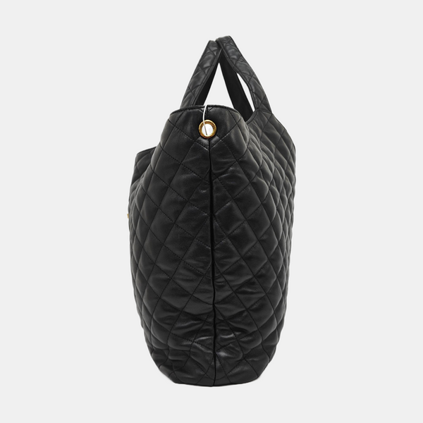 ICARE Extra Large Quilted Lambskin Black
