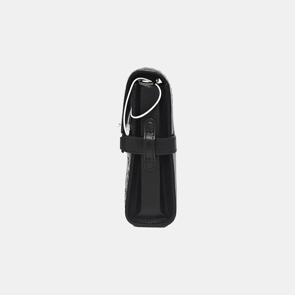 Calfskin Shoulder Bag Black