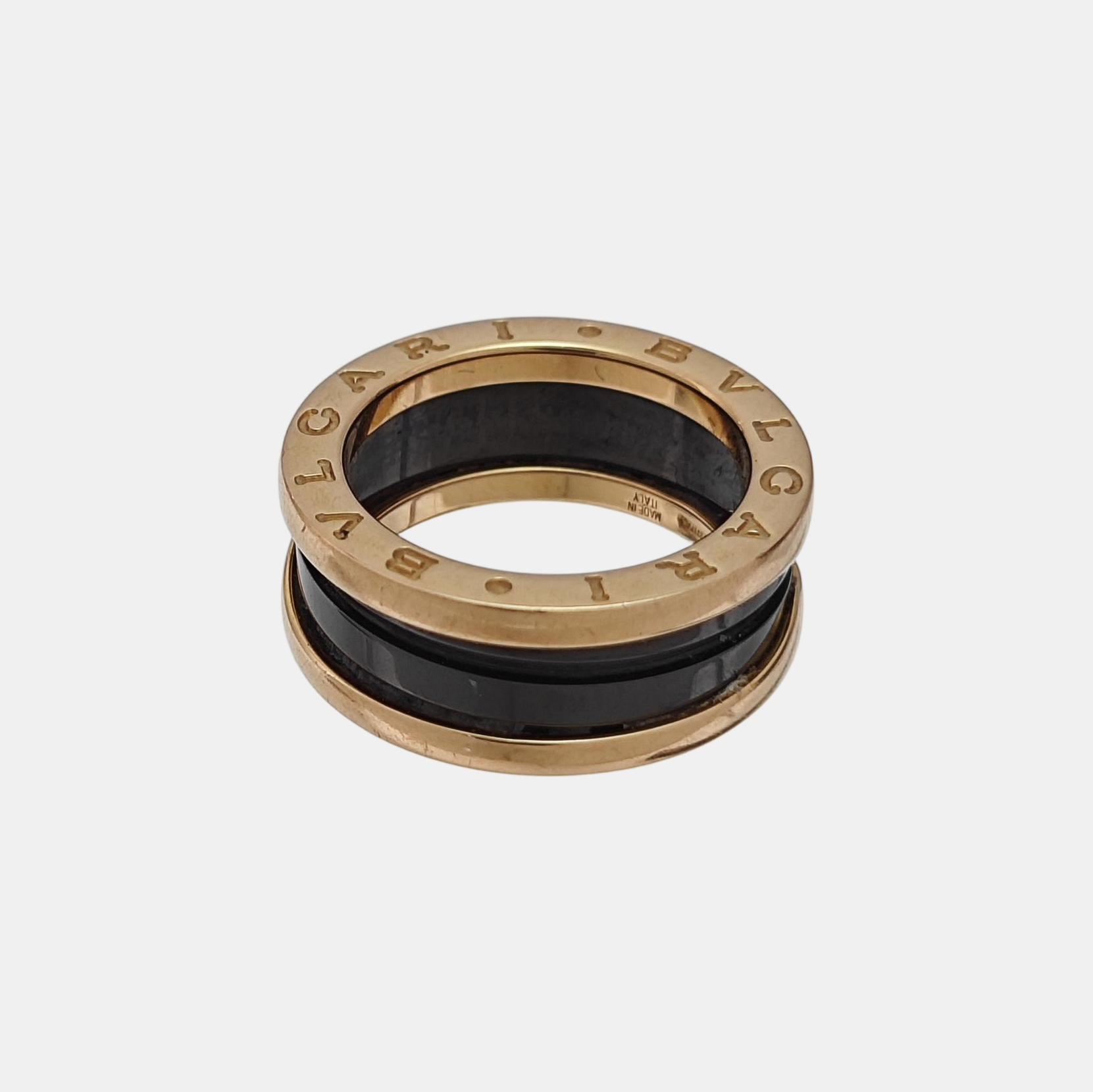 B.ZERO1 18k Rose Gold Ring EU 51