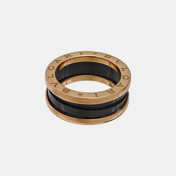B.ZERO1 18k Rose Gold Ring EU 51