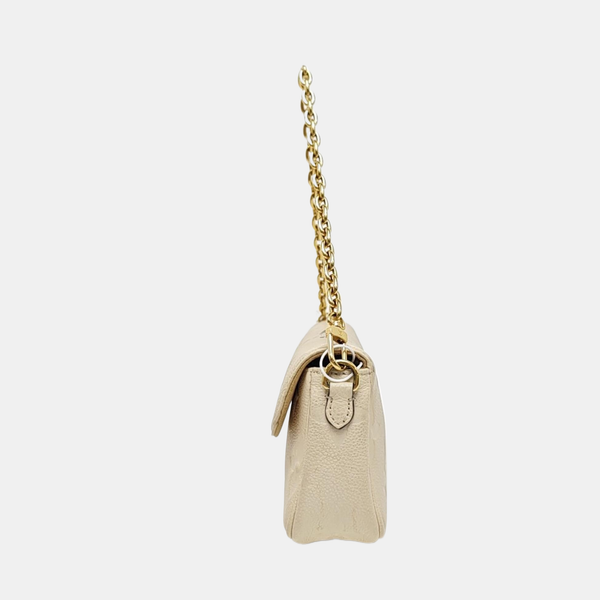 IVY Monogram Calfskin Beige
