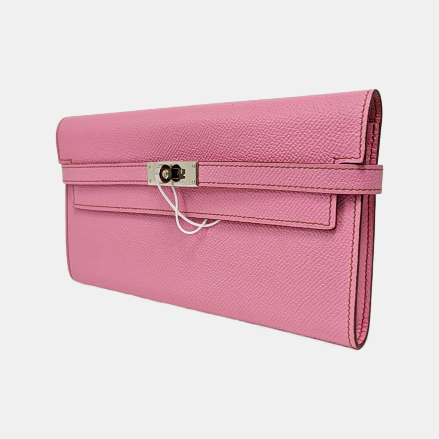 Authenticated pre-owned  Kelly Epsom Pink Wallet - Wallet at Looply