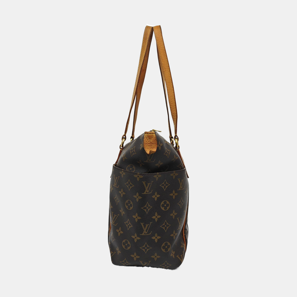 TOTALLY MM Monogram Coated Canvas Brown