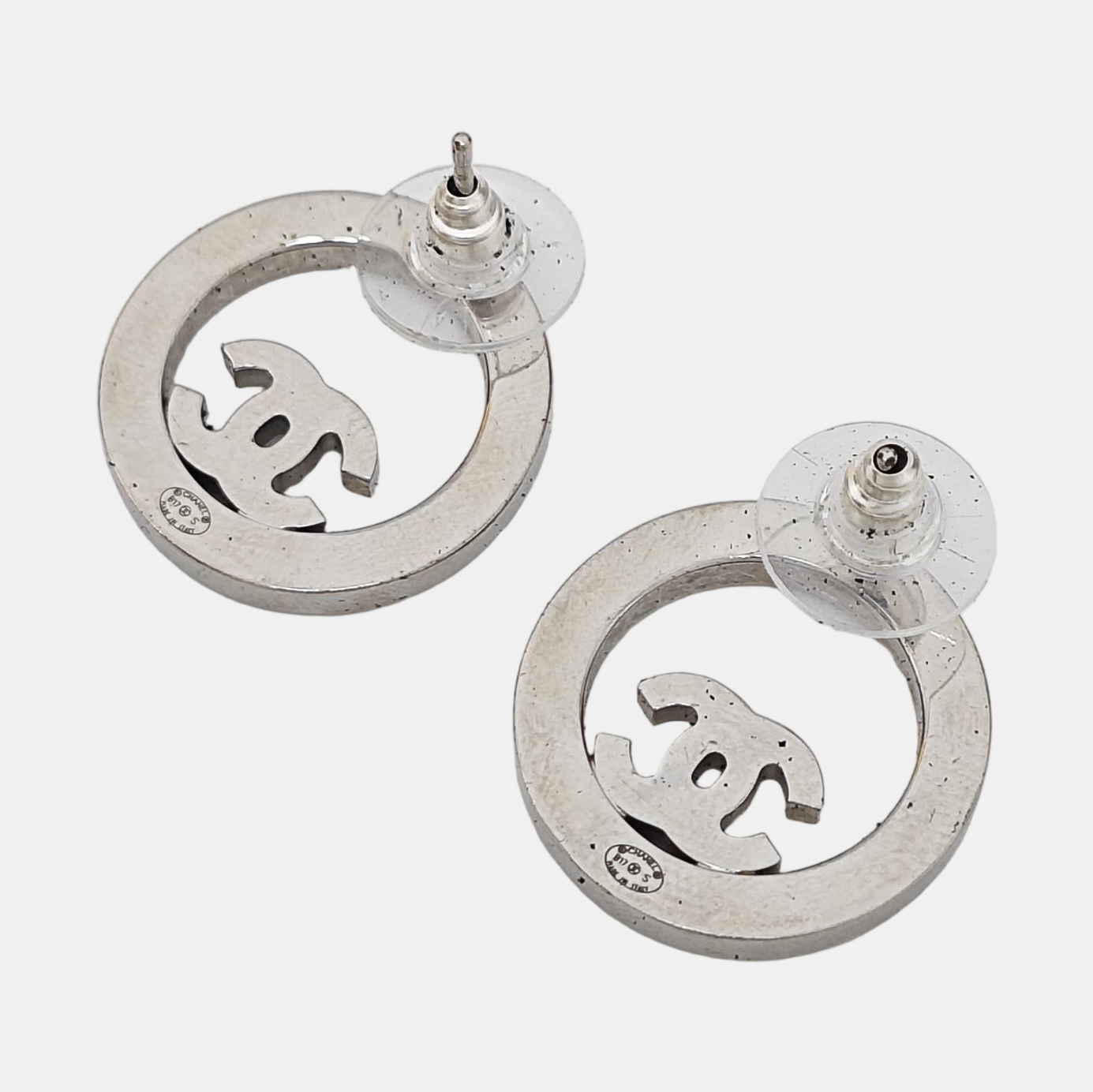 Metal Silver Stud Earrings