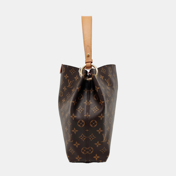 GRACEFUL TPM Monogram Coated Canvas Brown