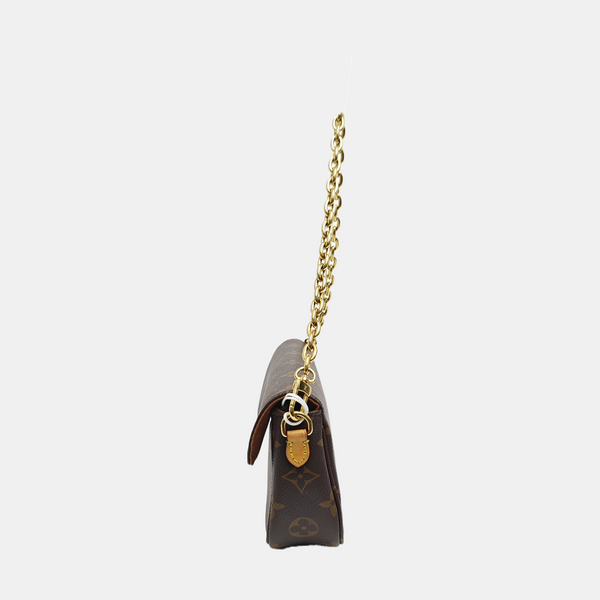 IVY Monogram Coated Canvas Brown