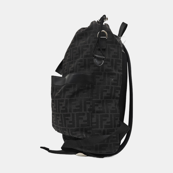 FENDI Strike Medium Canvas Black