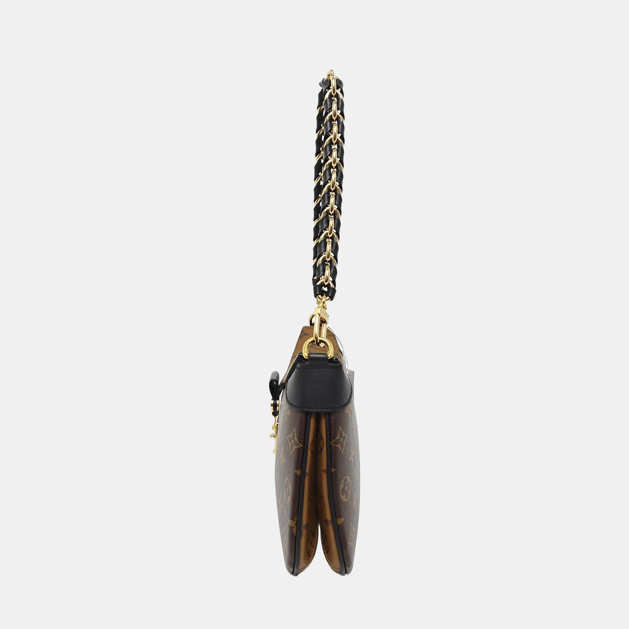 TWINNY Monogram Coated Canvas Brown