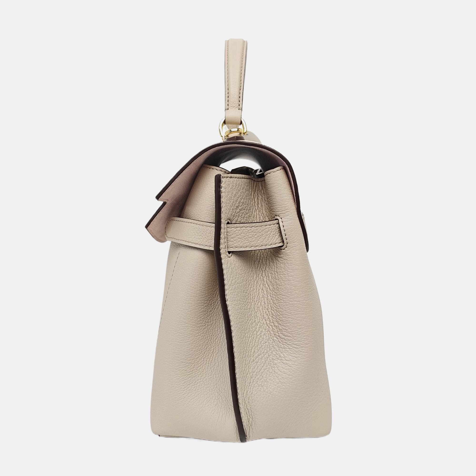 Calfskin Shoulder Bag Beige