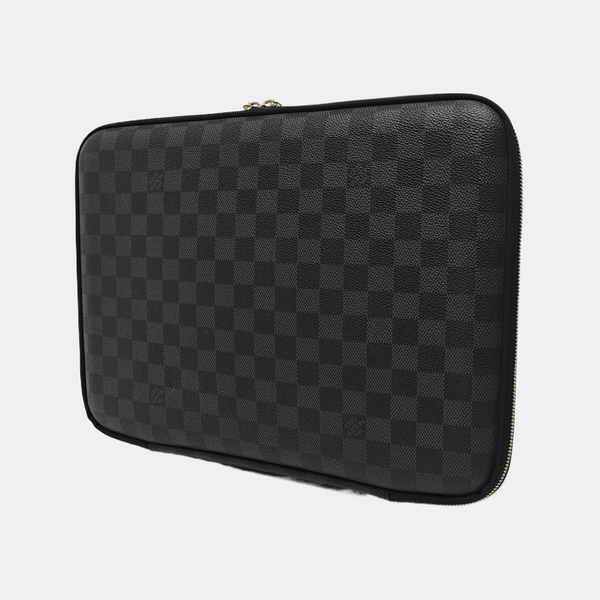 SLEEVE Damier Graphite Coated Canvas Black
