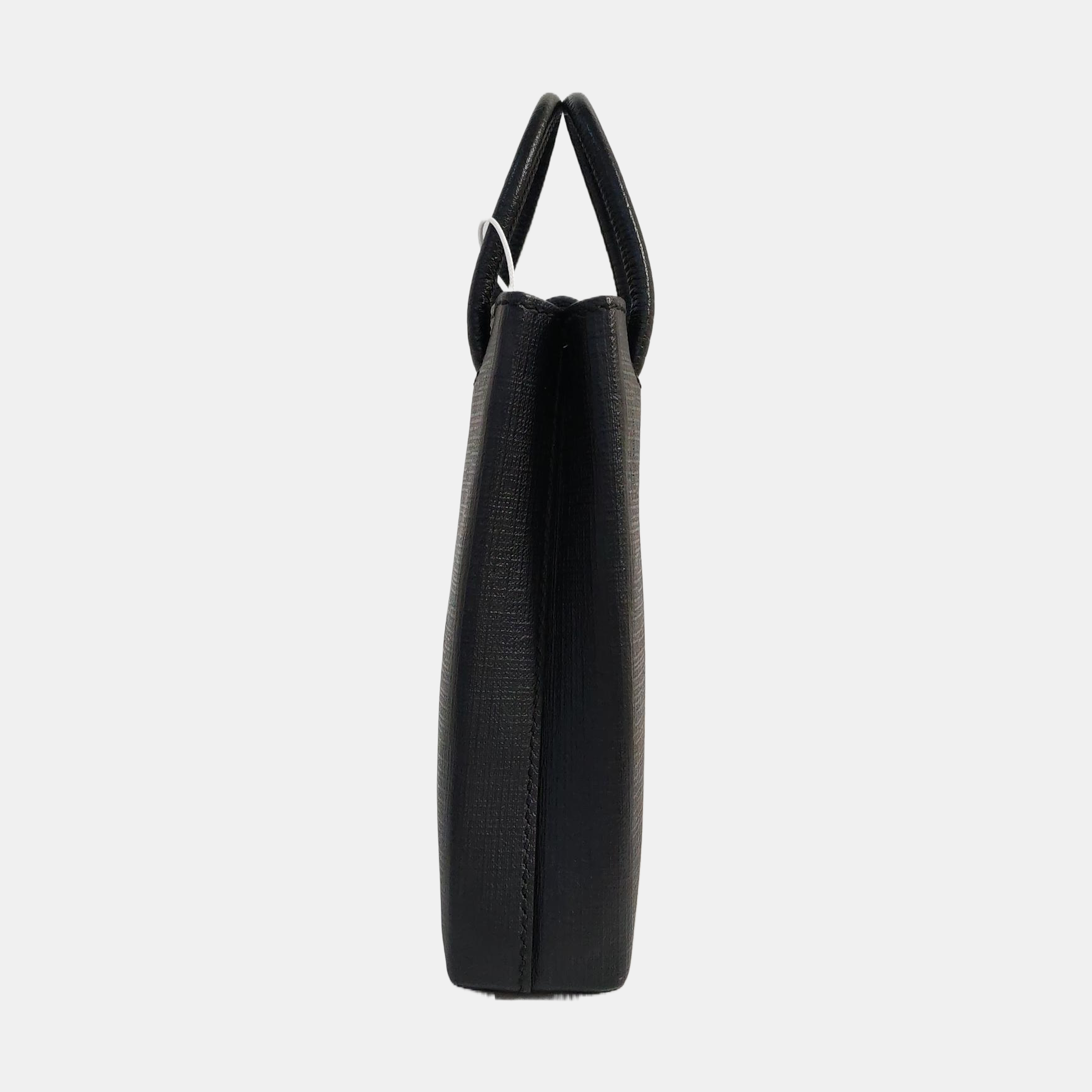 Shopping Bag Calfskin Black