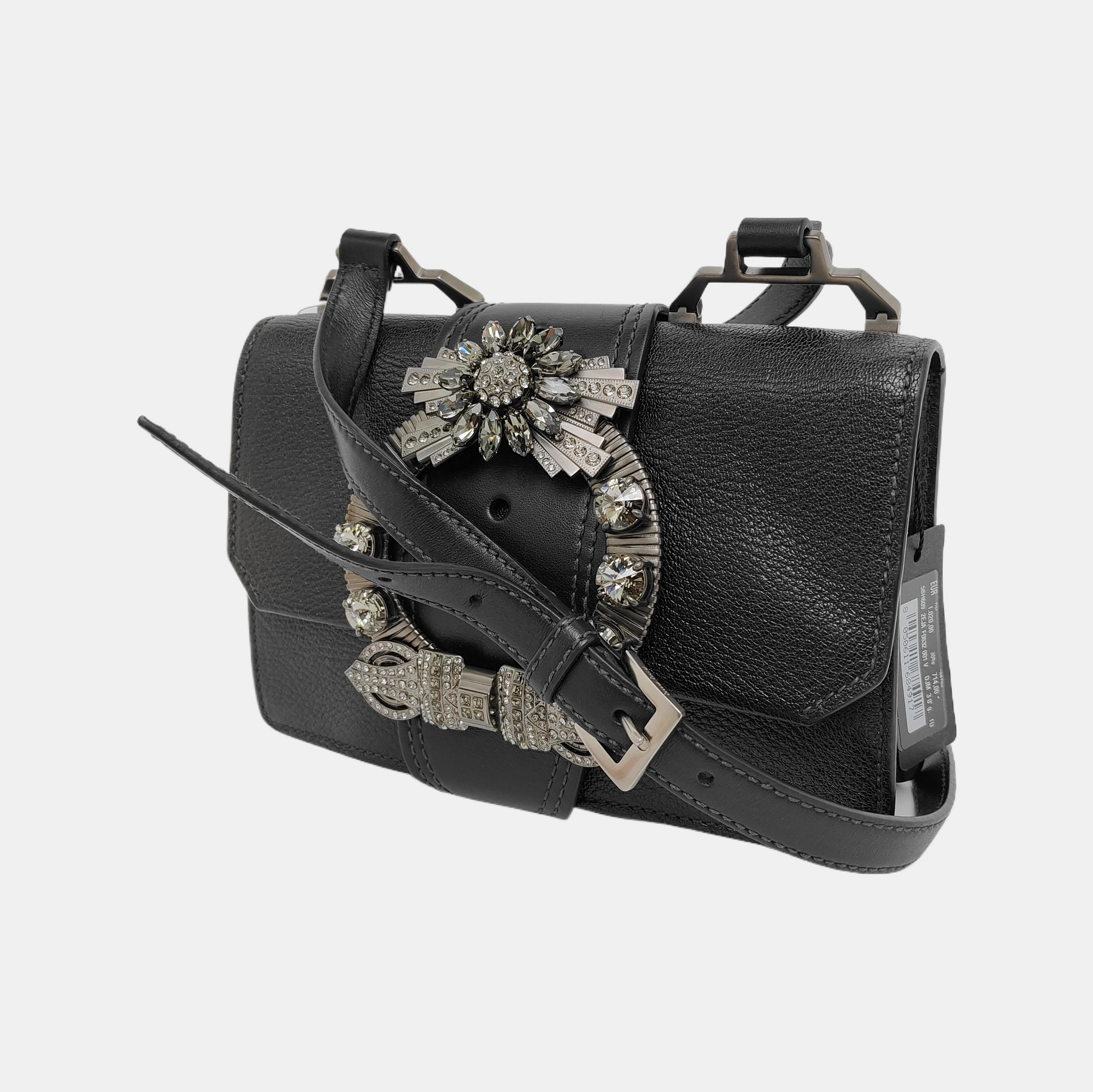 Miu Lady Lambskin Black