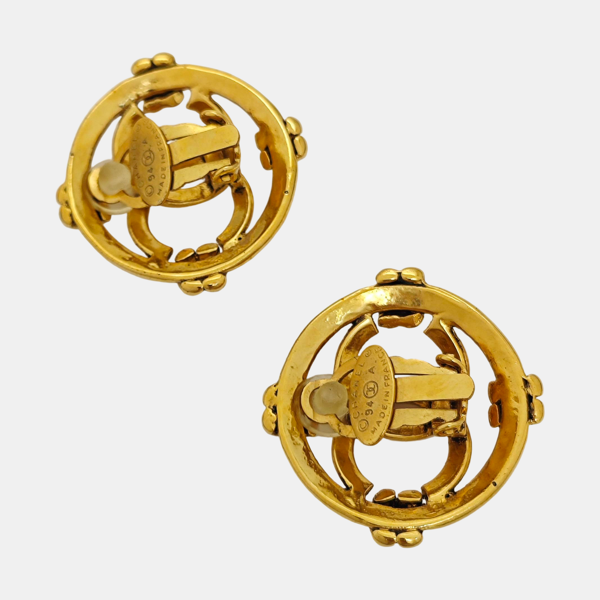 Metal Gold Earrings
