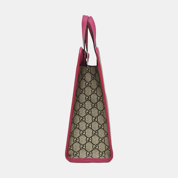 Children’s GG Bucket Monogram Coated Canvas Beige
