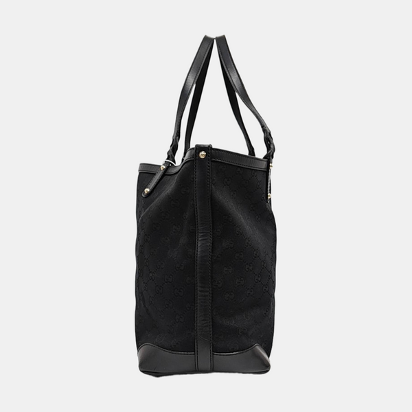 Monogram Canvas Top Handle Bag Black