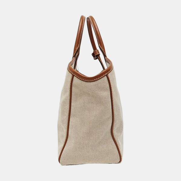 Canvas Shoulder Bag Beige