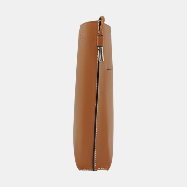 Calfskin Shoulder Bag Brown