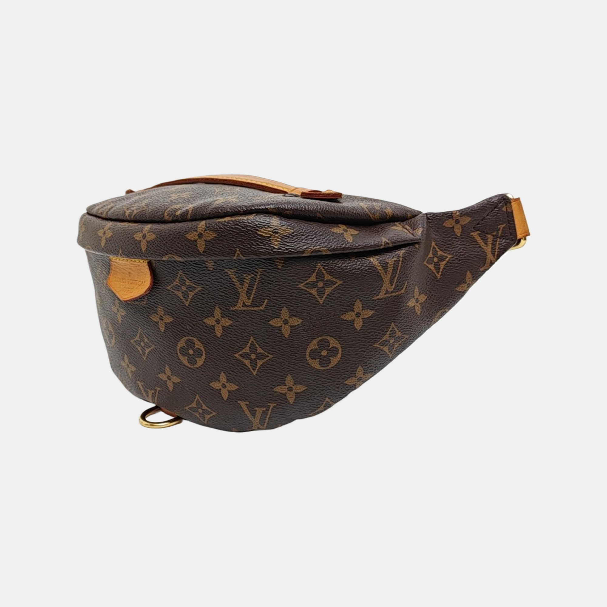 BUMBAG Monogram Coated Canvas Brown