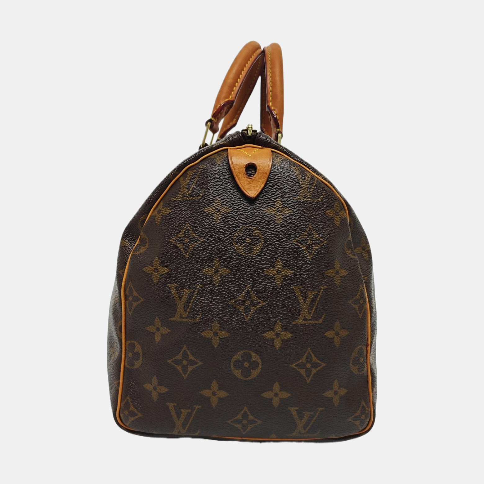 SPEEDY 30 Monogram Coated Canvas Brown