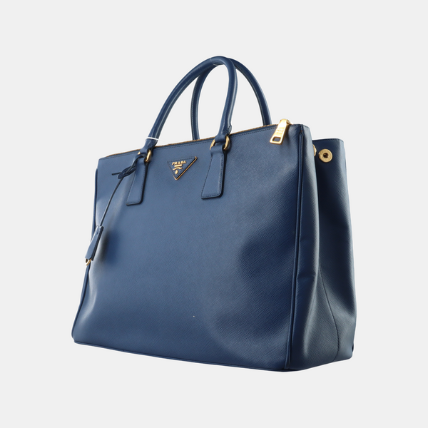 Galleria Large Calfskin Blue