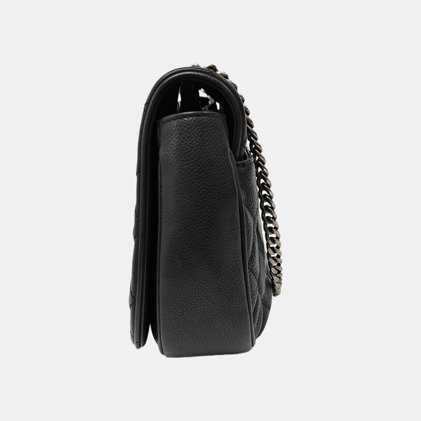 Caviar Quilted Grained Calfskin Black