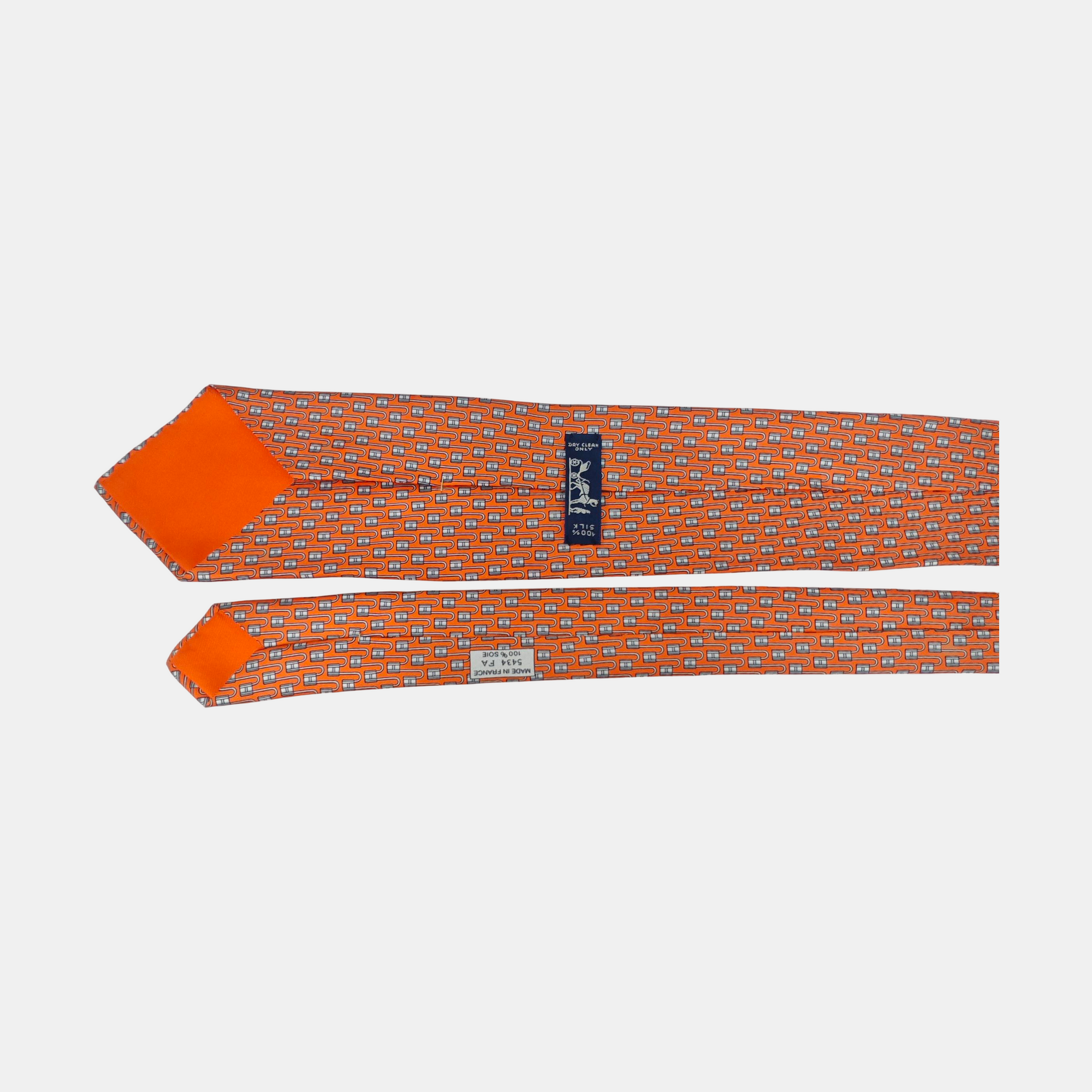Mulberry Silk Tie Orange