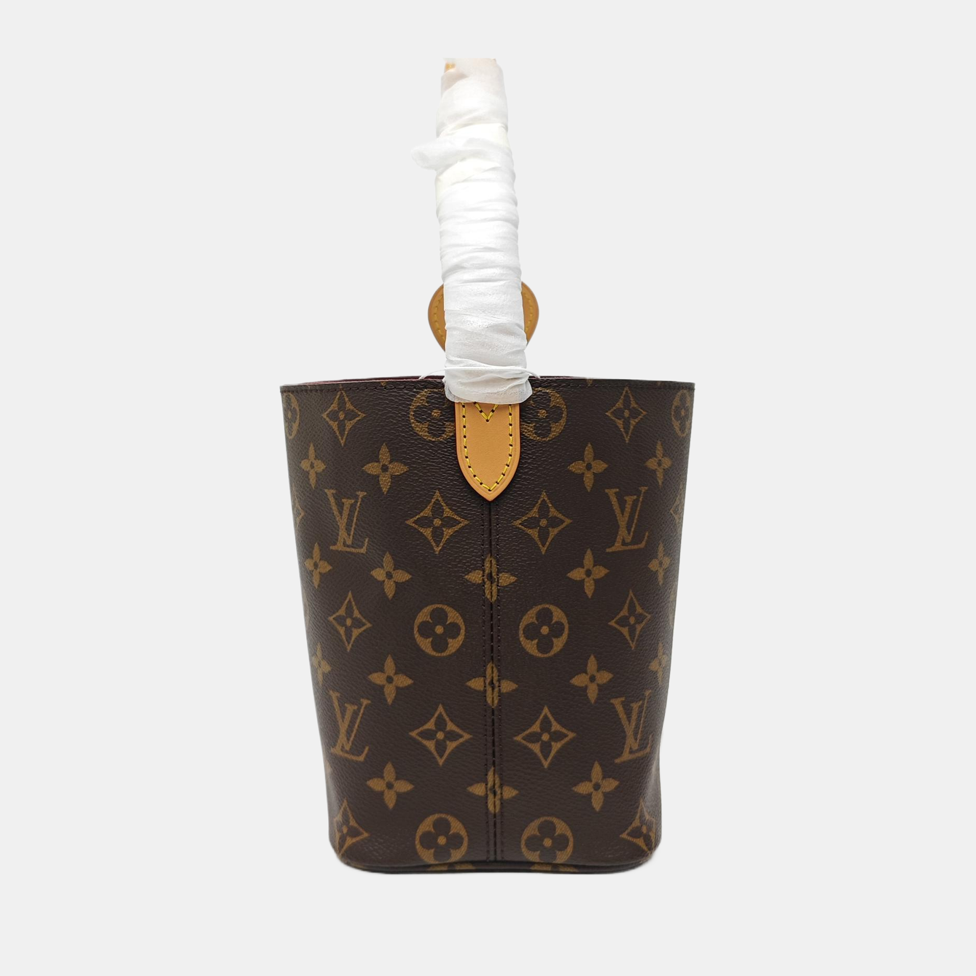 ALL IN BB Monogram Coated Canvas Brown
