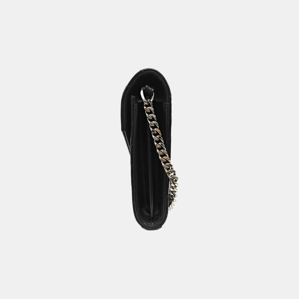 MONOGRAM Medium Chevron Calfskin Black