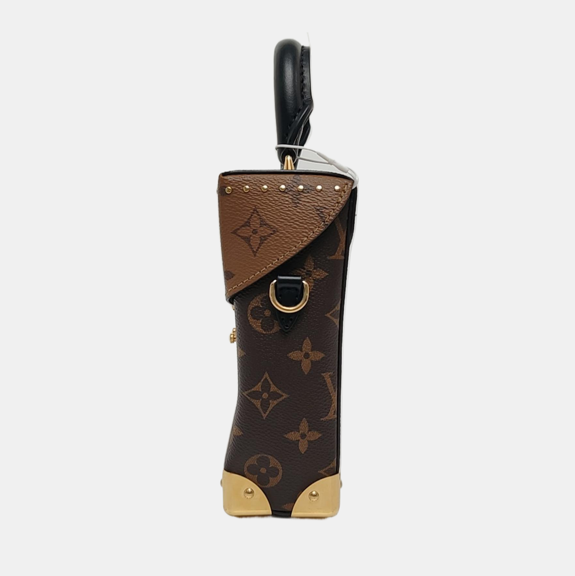 CAMERA BOX Monogram Coated Canvas Brown