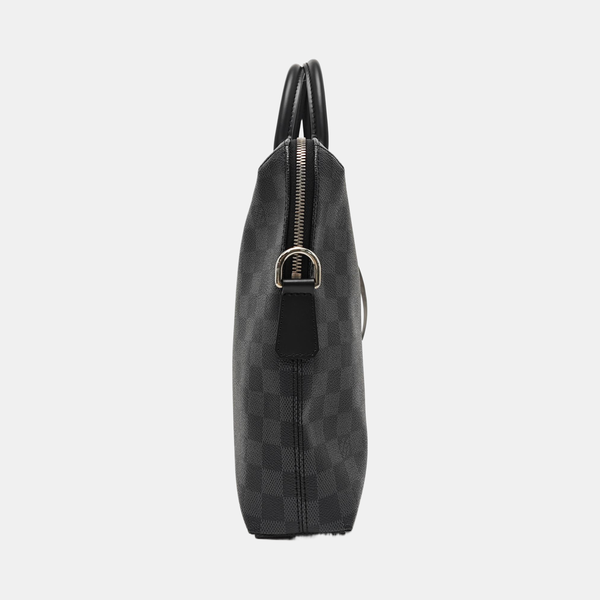 PORTE-DOCUMENTS Damier Graphite Coated Canvas Gray