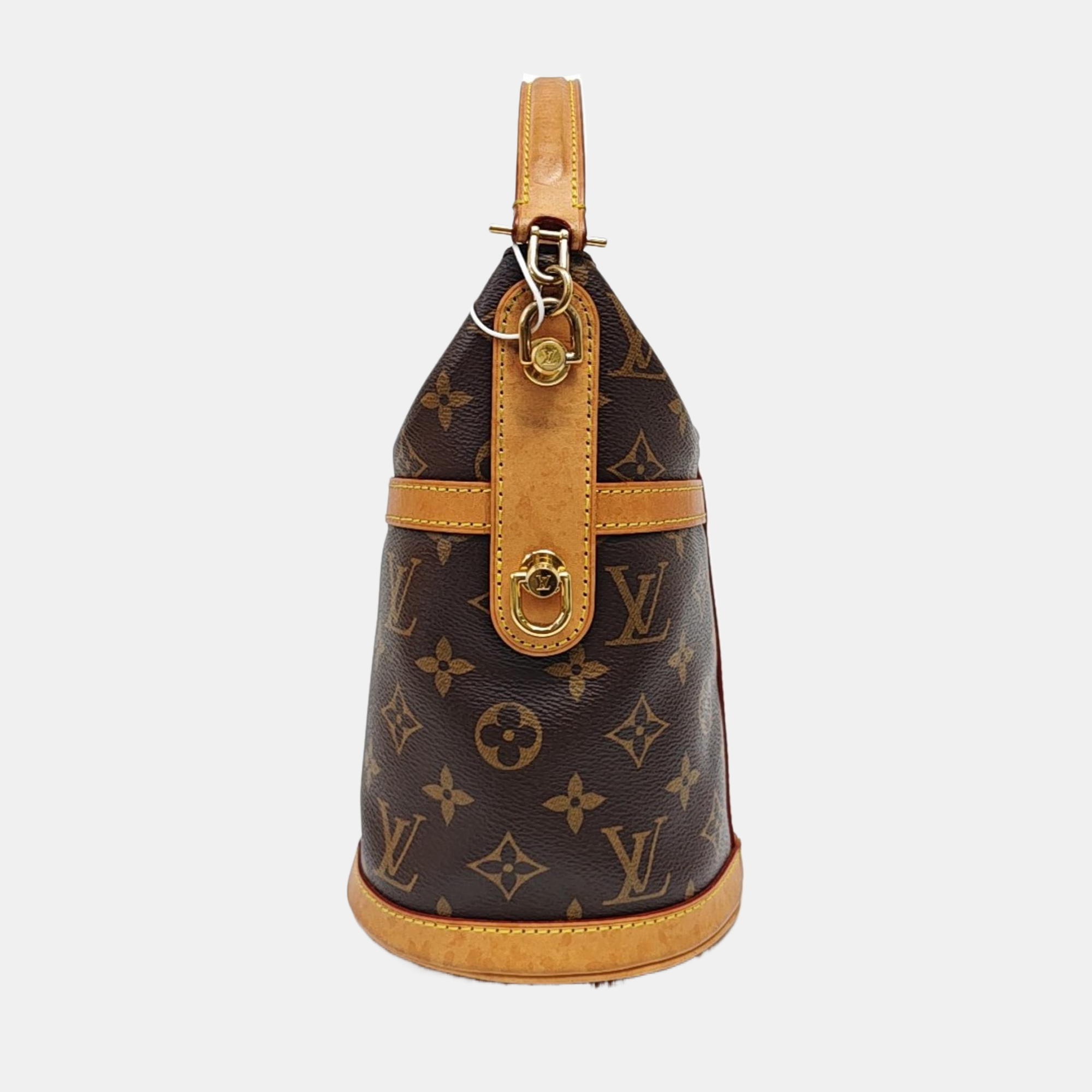 DUFFLE Monogram Coated Canvas Brown
