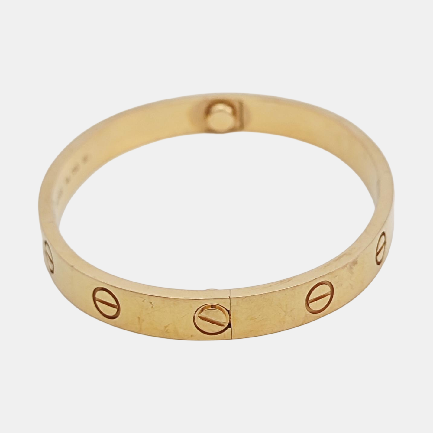 LOVE 18k Rose Gold Bangle